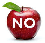 NO APPLES